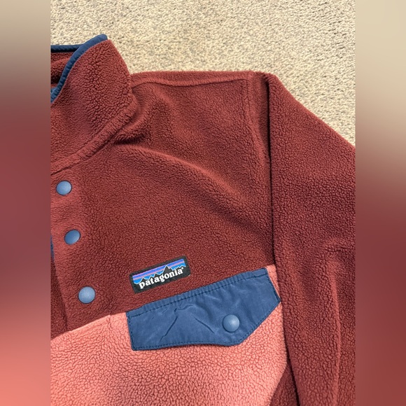 Patagonia Women's Lightweight Synchilla Snap-T Fleece Pullover (Roseship) Retro - Picture 7 of 7